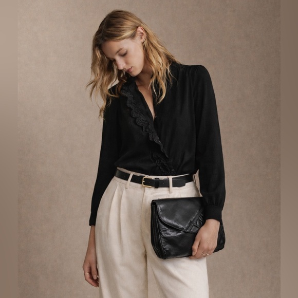 Vintage Handbags - Vintage Patent Leather w/ Snakeskin Clutch / Crossbody